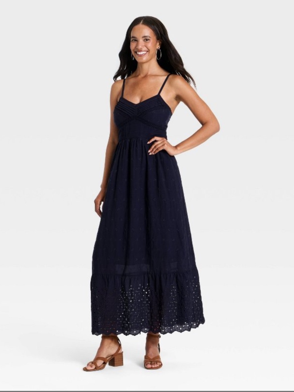 Navy Cami Midi Sundress - Universal Thread- XS- NWT